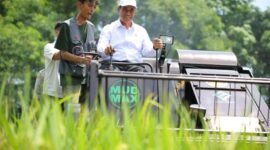 Kementan terus mendorong penerapan pertanian modern melalui mekanisasi. (foto: ist)