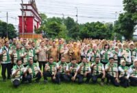 42 penyuluh pertanian terbaik Lampung resmi dilepas untuk bertugas di bawah naungan Kementerian Pertanian RI.