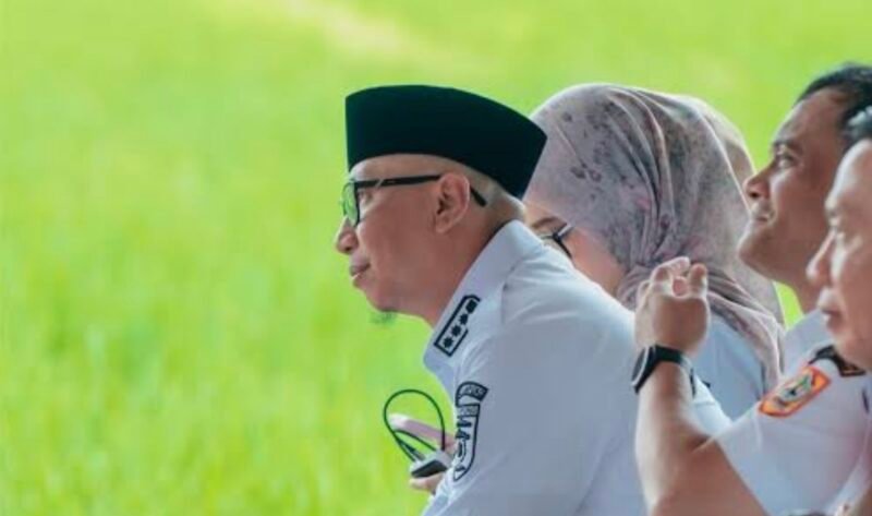 Gubernur Lampung Rahmat Mirzani Djausal menyatakan kesiapan Lampung menjadi tulang punggung pangan nasional. (foto: ist)