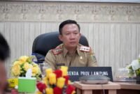 Sekdaprov Lampung Marindo Kurniawan.